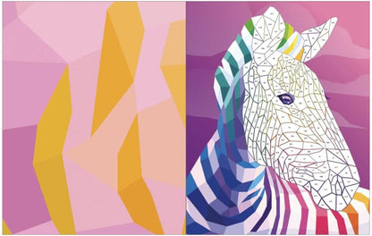 Kaleidoscope Sticker Mosaics: Amazing Animals