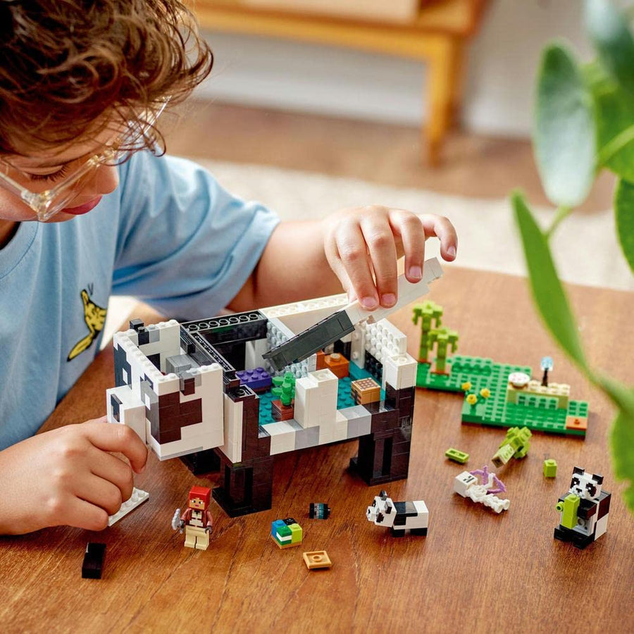 LEGO Minecraft The Panda Haven Building Toy Set (553 Pieces)