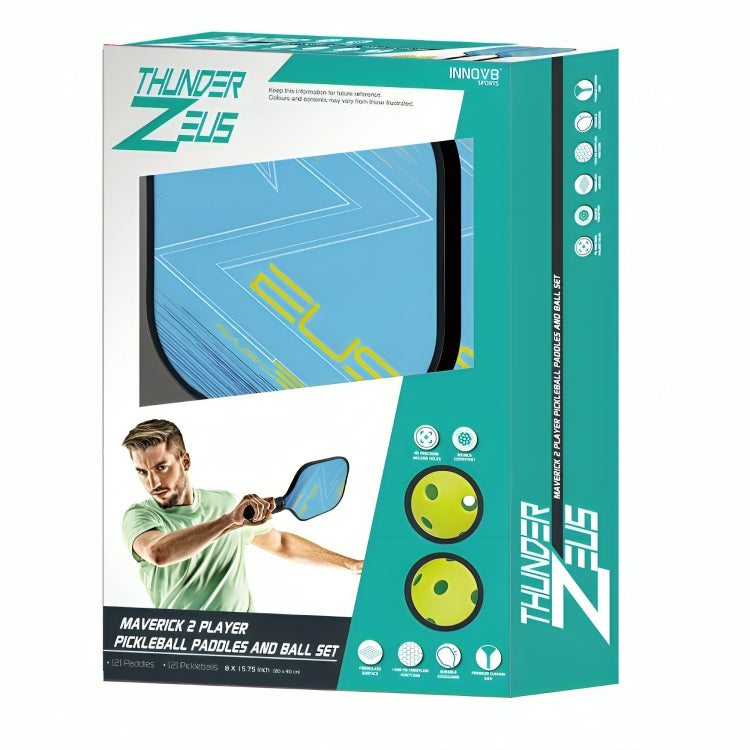 Innov8 Maverick 2 Player Pickle Ball Paddle And Ball Set