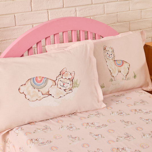 Ooh La Llama Double Bed Sheet
