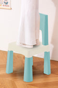 OPlus Learning Chair for Kids - Pastel Blue and white