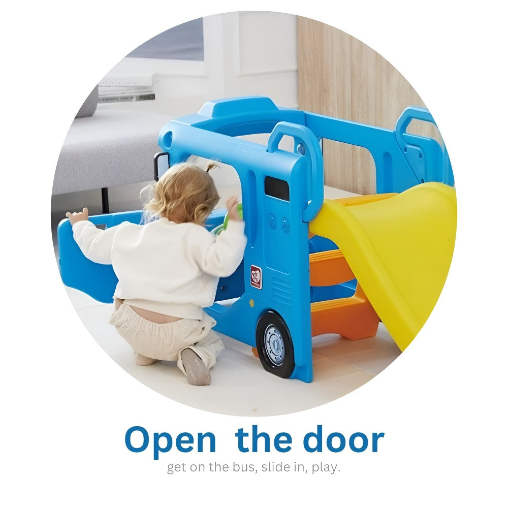 YAYA BLUE COMPACT BUS SLIDE