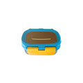 Veigo Small Stainless Steel Small Veg Box - New Blue + Yellow | Limited Edition