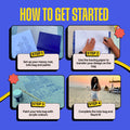 COMBO: DIY Block Printing Kit (Tote Bag) & DIY Tote Bag Painting Kit