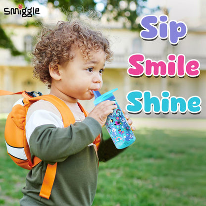 SMIGGLE Animalia Collection Bottles Plastic Mint 4Y+