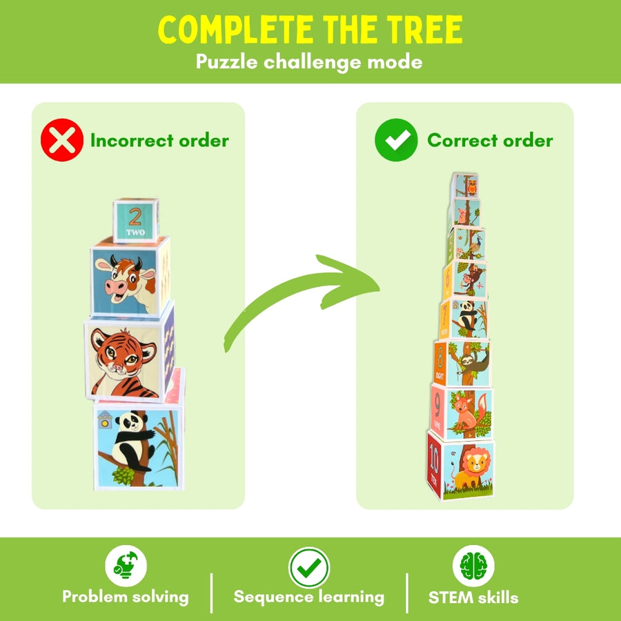 PEPPLAY STACKING & NESTING CUBE