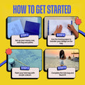 Painting Starter Pack: DIY Mini Painting Kit, DIY Light Bottle Painting Kit &DIY Tote Bag Painting Kit