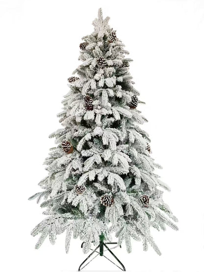 SWEN 4 feet EATON christmas tree with frosting and pine cones