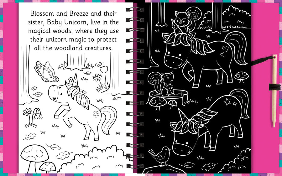 Scratch and Draw: Unicorns| 5 Years & Up