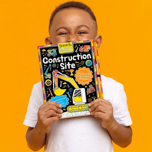 Scratch and Draw: Construction Site | 5 Years & Up