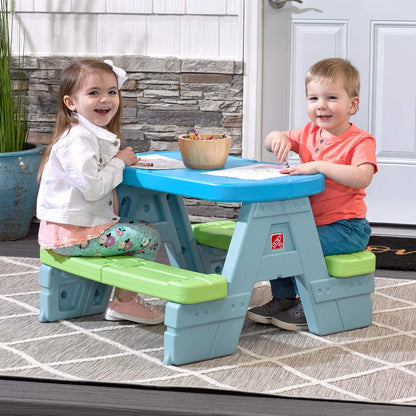 Step2 Sun & Shade Picnic Table W/Umbrella