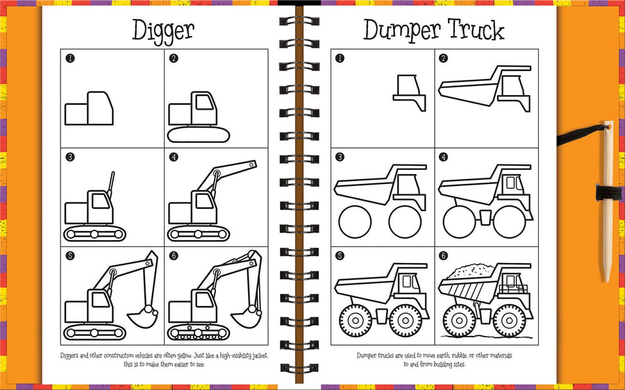 Scratch and Draw: Construction Site | 5 Years & Up