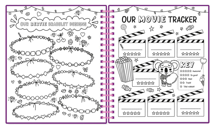 My Book About Me and My Besties | Journal for Ages 8+
