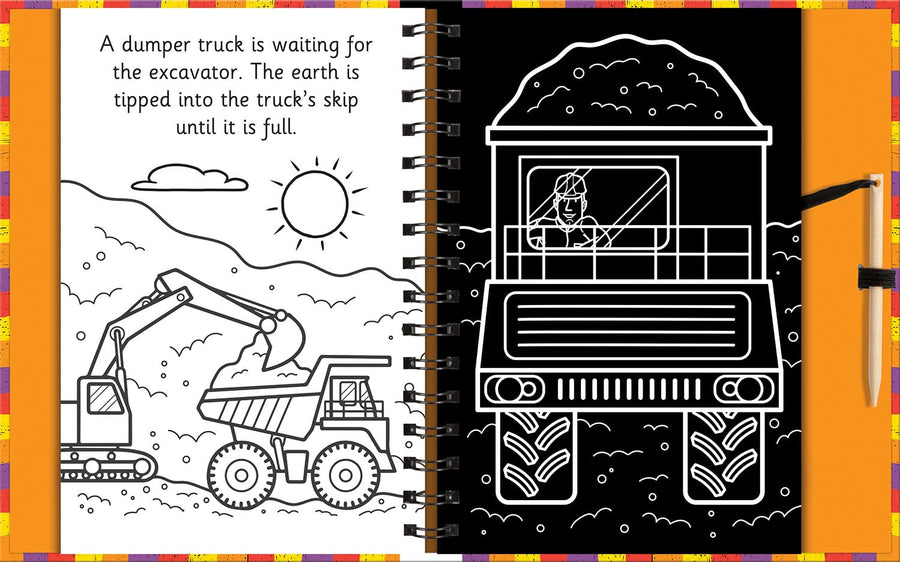 Scratch and Draw: Construction Site | 5 Years & Up
