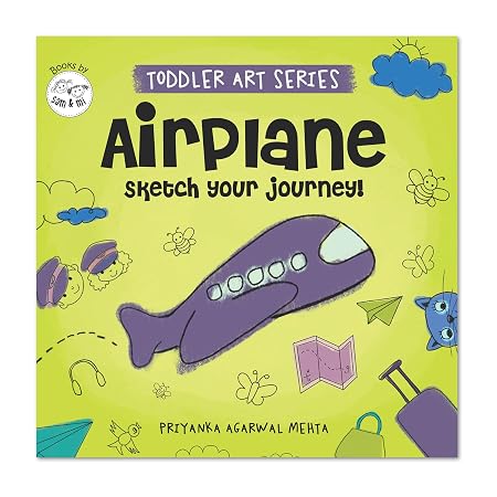Toddler Art Series - Airplane Sketch Your Party!