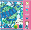 Djeco DJ09850 Silk Painting- Peacock Playset