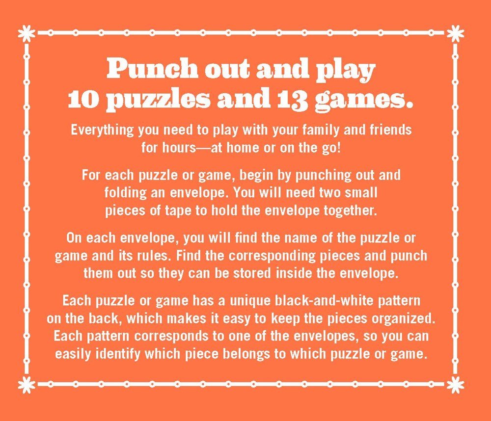 Punch Out & Play Game Book: 23 Games and Puzzles!