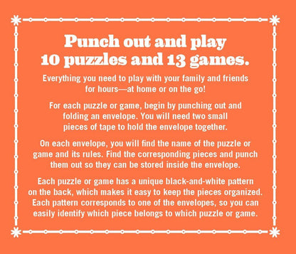 Punch Out & Play Game Book: 23 Games and Puzzles!