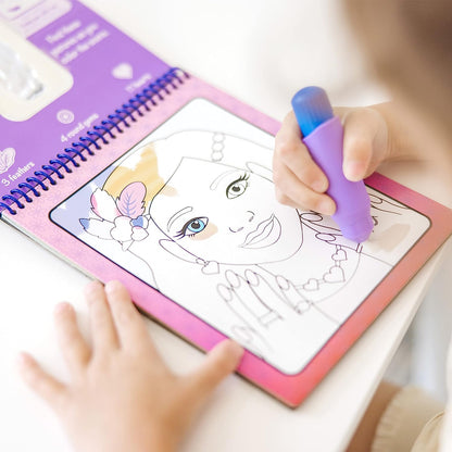 Water Wow! Make up & Manicures - Reusable Water-Reveal Colouring Activity Pad