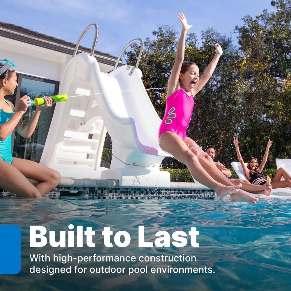 STEP2 VERO POOLSIDE SLIDE (WHITE)