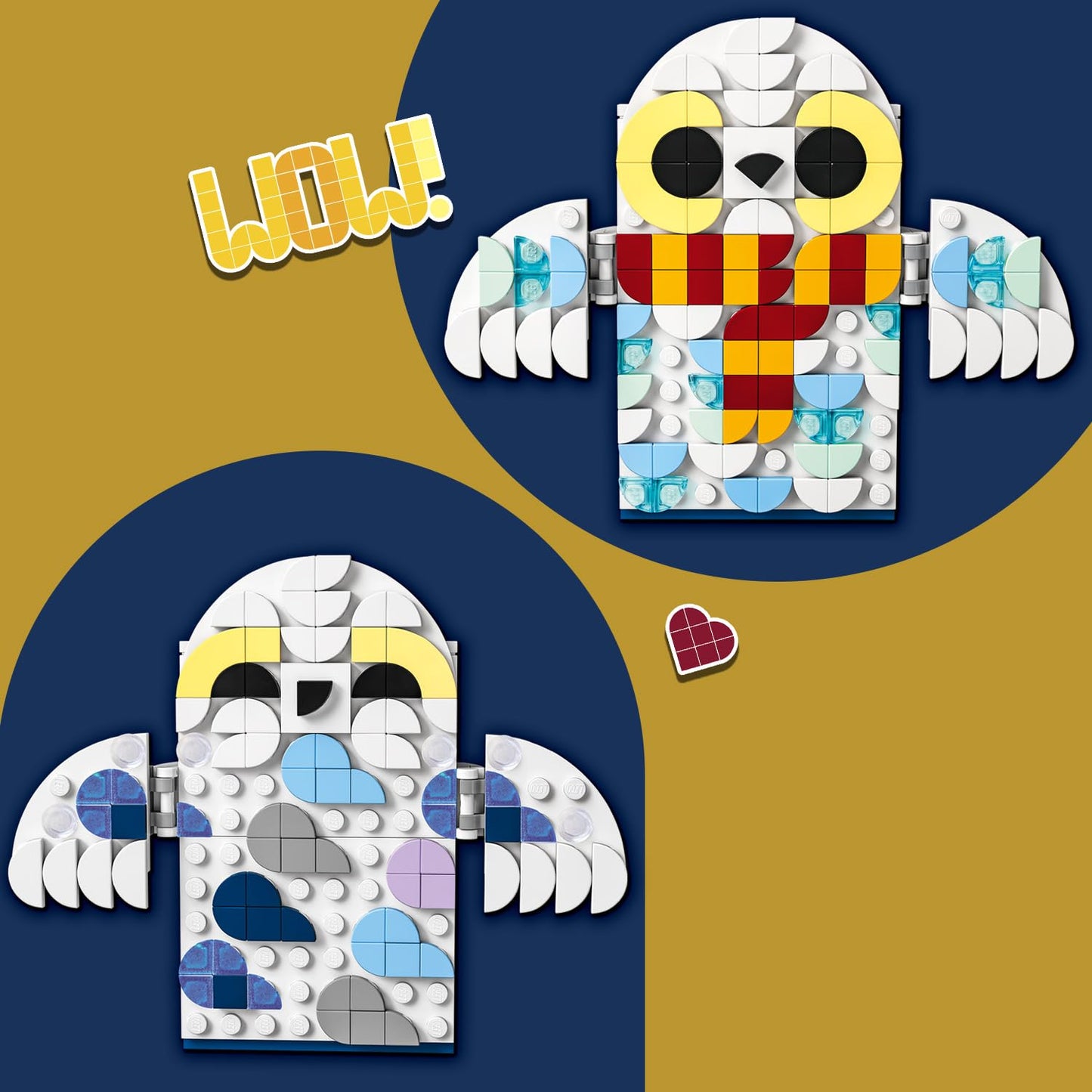 LEGO DOTS Hedwig Pencil Holder 41809 DIY Craft Kit (518 Pieces) - 6+Yrs