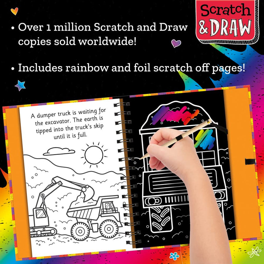 Scratch and Draw: Construction Site | 5 Years & Up