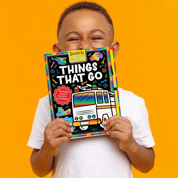 Scratch and Draw: Things That Go | 5 Years & Up