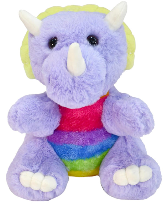 Mirada 25cm Coin Bank Dinosaur Soft Toy - Purple