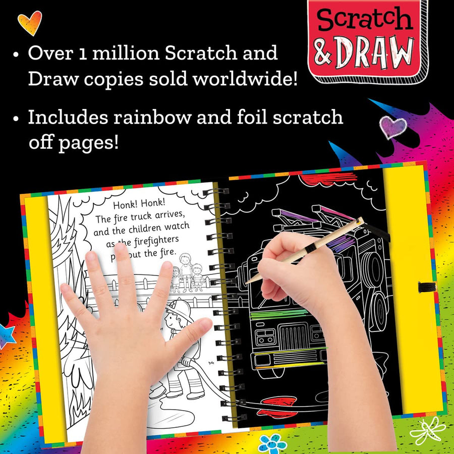 Scratch and Draw: Things That Go | 5 Years & Up