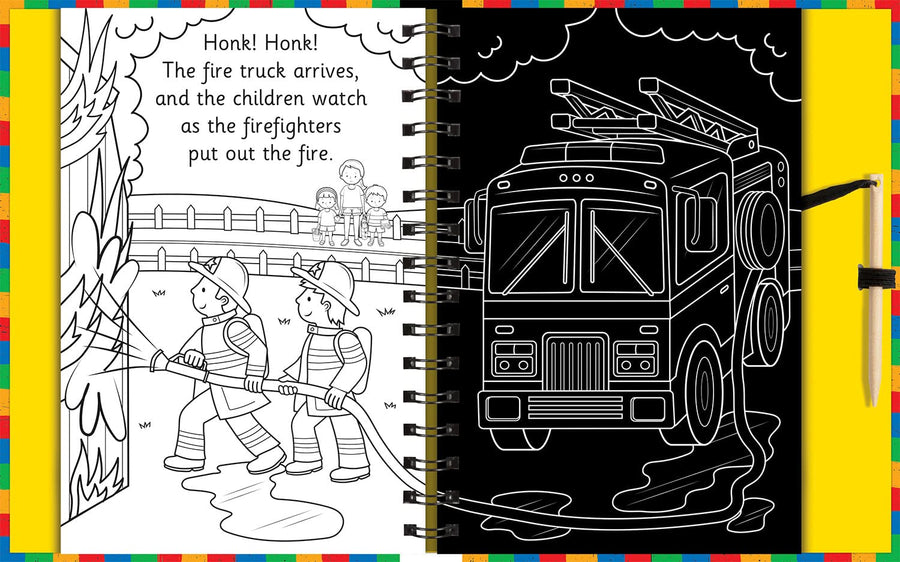Scratch and Draw: Things That Go | 5 Years & Up