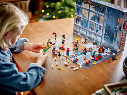 LEGO Marvel Spider-Man Advent Calendar 2024 for Kids - Christmas Advent Calendar with Mini Builds & 5 Minifigures | Ages 7+