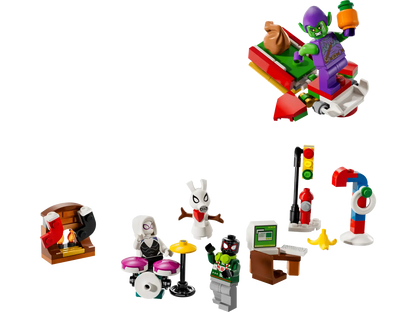 LEGO Marvel Spider-Man Advent Calendar 2024 for Kids - Christmas Advent Calendar with Mini Builds & 5 Minifigures | Ages 7+