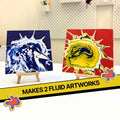 DIY Fluid Wheel Art Kit