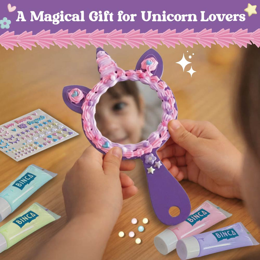 Cream Glue Mirror Makeover Kit