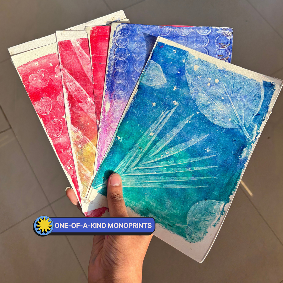 COMBO: DIY Gel Plate Monoprinting Kit & DIY Solar Printing Kit