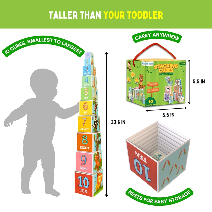 PEPPLAY STACKING & NESTING CUBE