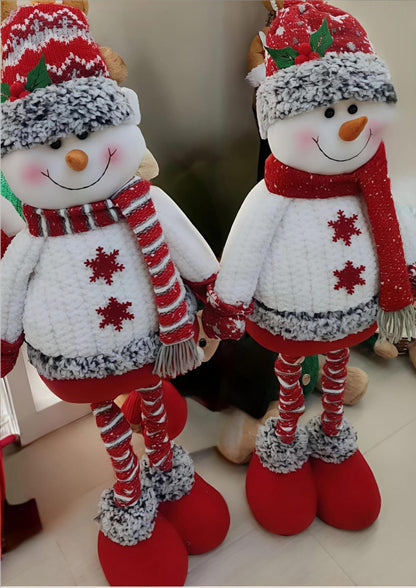 ALORA, Pack of 2 Cozy Plush Snowman Figures by SWEN