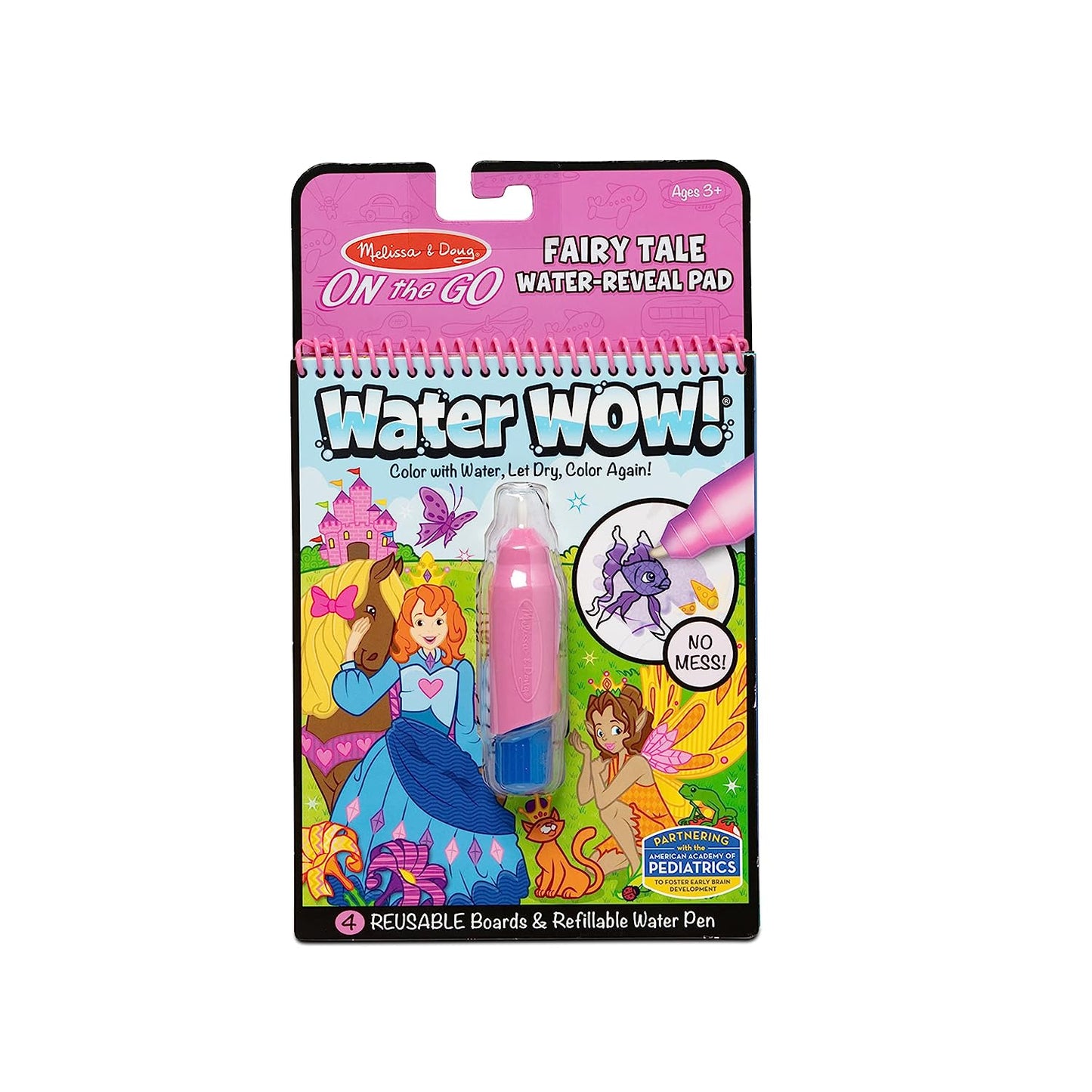Water Wow! Fairy - Reusable Water-Reveal Colouring Activity Pad