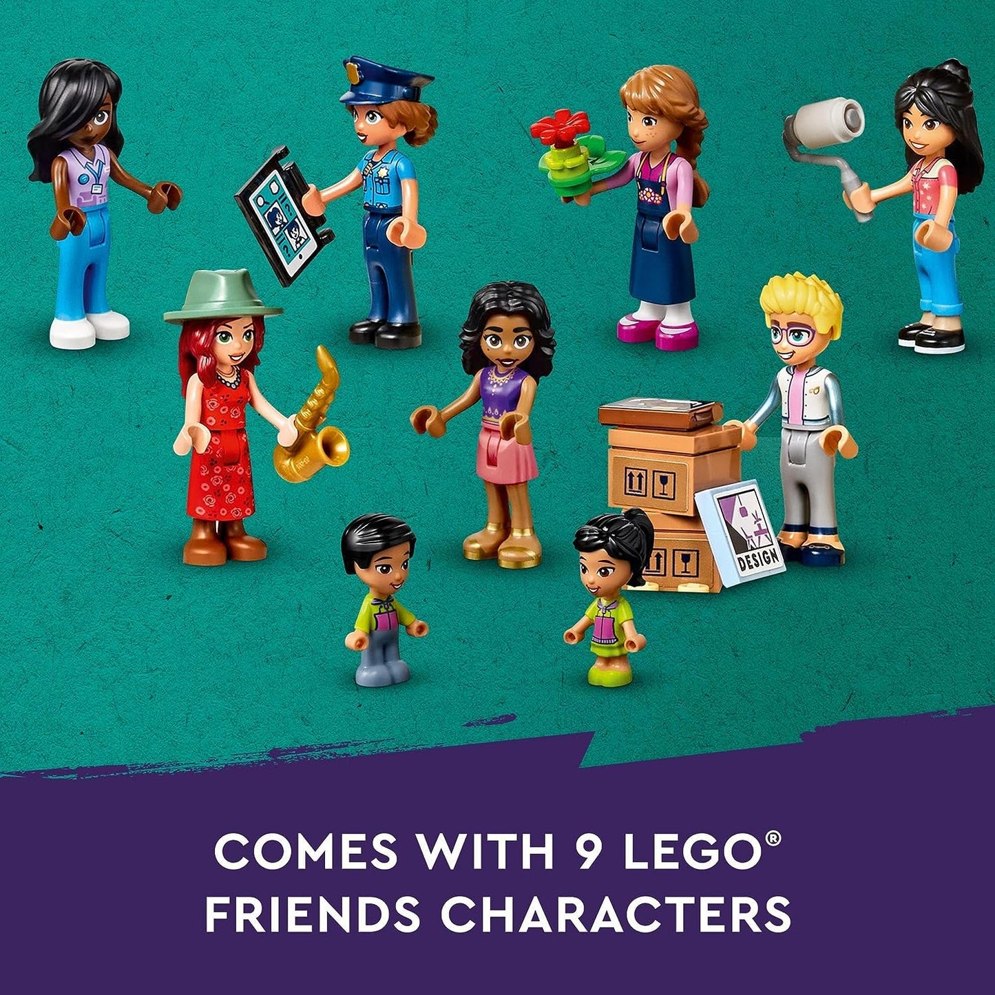 LEGO Friends Downtown Flower and Design Stores Building | 12 Yrs+