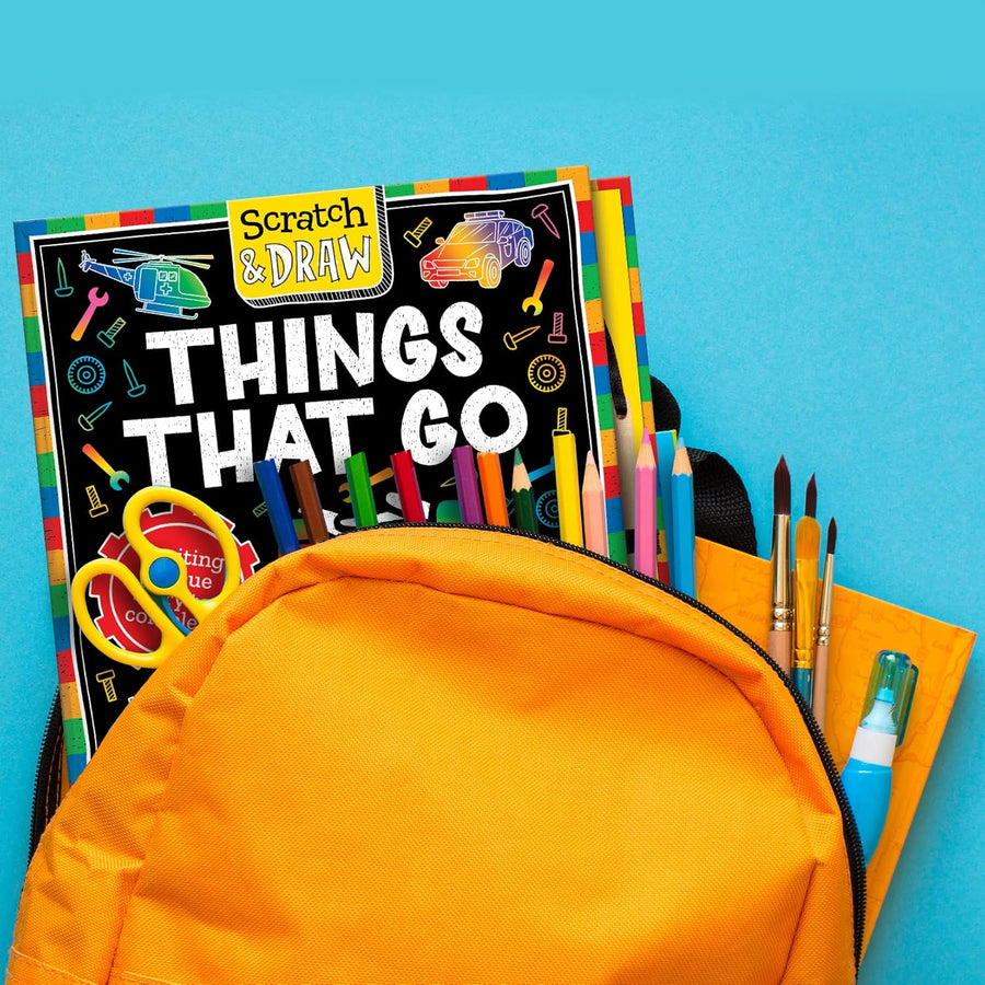 Scratch and Draw: Things That Go | 5 Years & Up