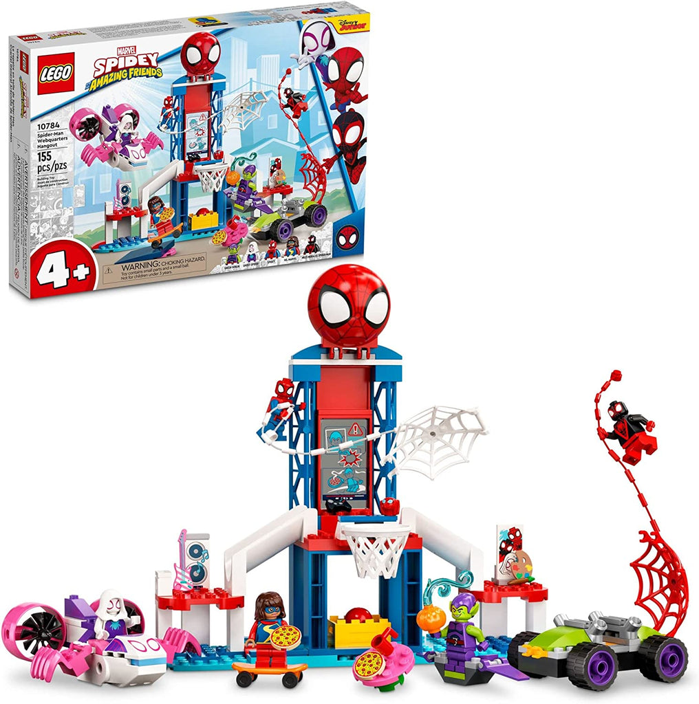 LEGO Marvel Spider-Man Webquarters Hangout Building Set - Ages 4+
