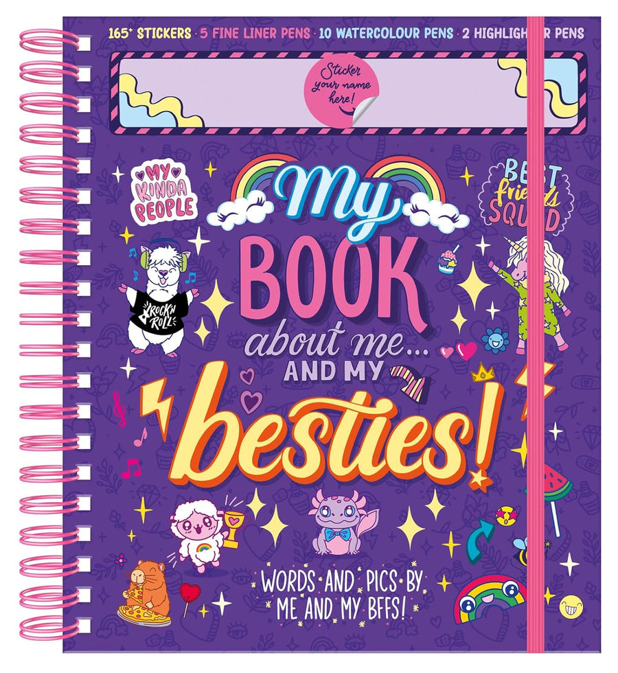 My Book About Me and My Besties | Journal for Ages 8+