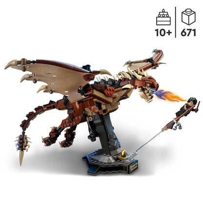 LEGO Harry Potter Hungarian Horntail Dragon Building Kit (671 Pieces)