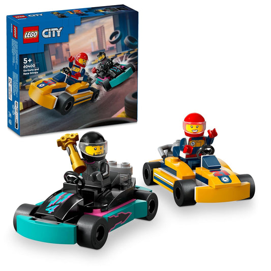 LEGO City Go-Karts and Race Drivers Toy Set  (99 Pieces) | 5+Years