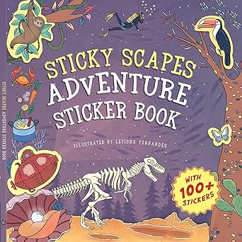Sticky Scapes Adventure Sticker Book