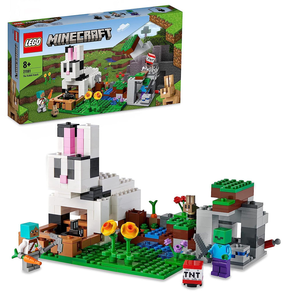 LEGO Minecraft The Rabbit Ranch Building Kit (340 Pieces)