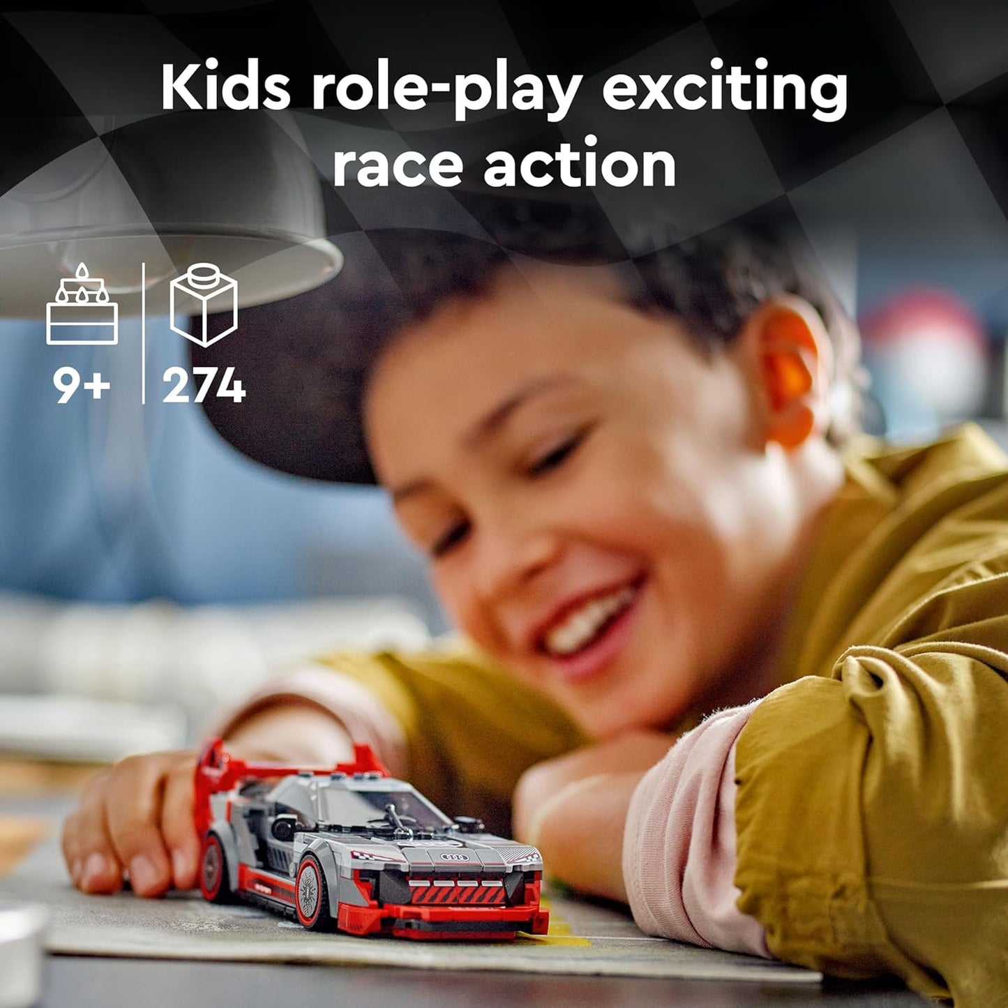 LEGO Speed Champions Audi S1 e-tron quattro Race Car | 9 Years+