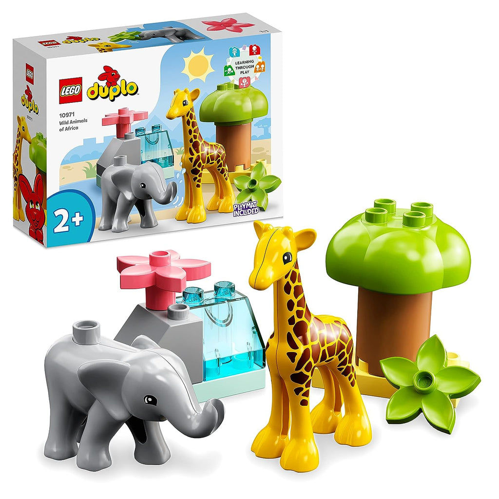 LEGO DUPLO Wild Animals of Africa Building Toy | 2Yrs+