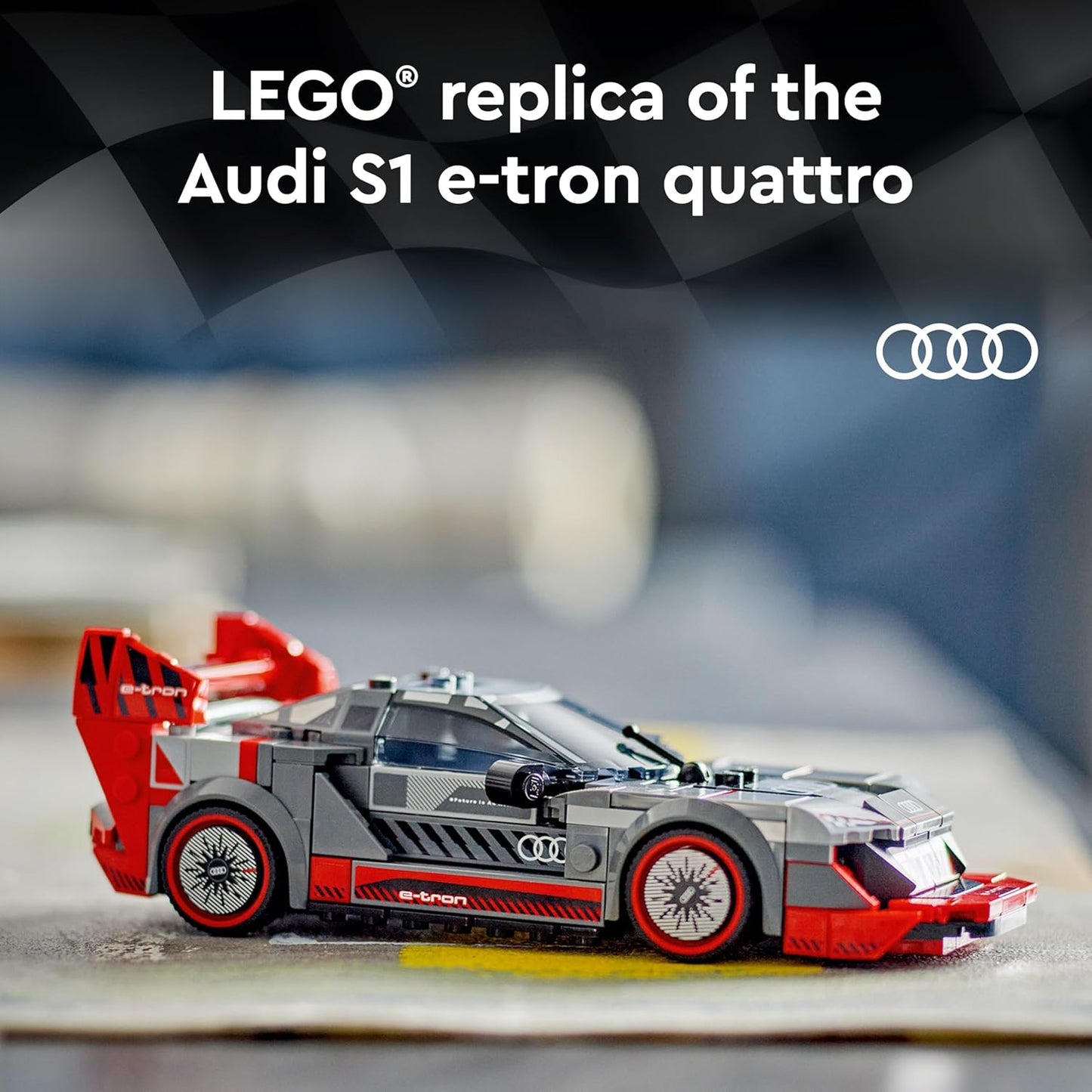 LEGO Speed Champions Audi S1 e-tron quattro Race Car | 9 Years+