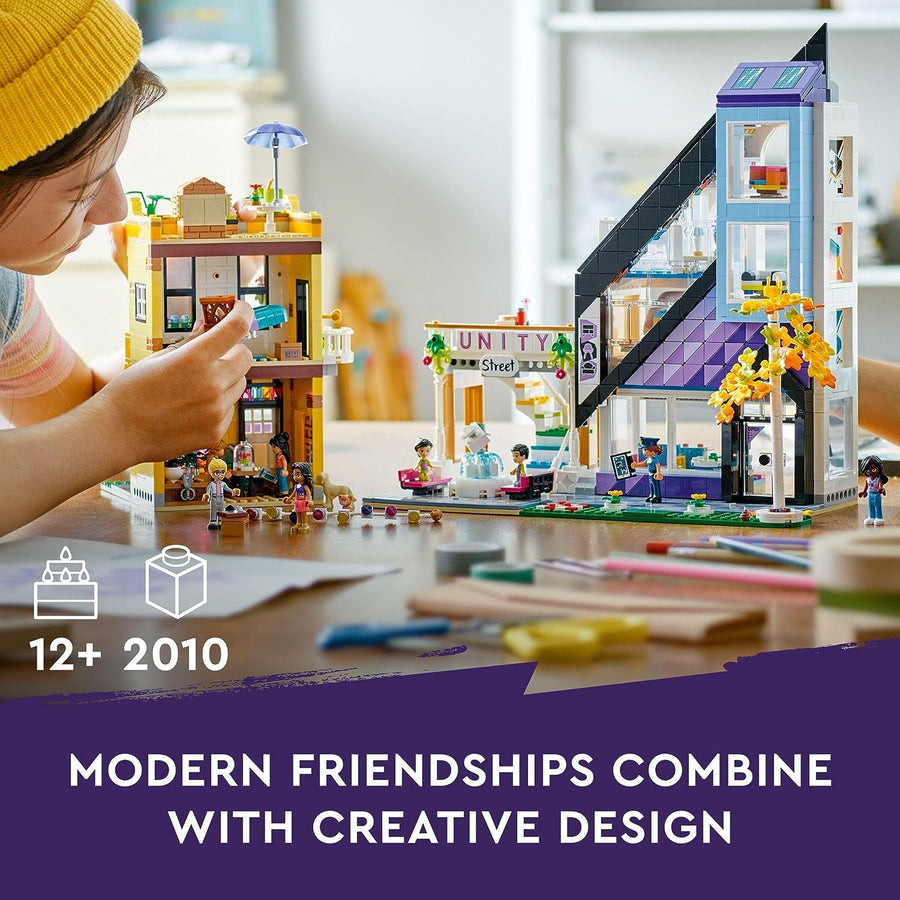LEGO Friends Downtown Flower and Design Stores Building | 12 Yrs+